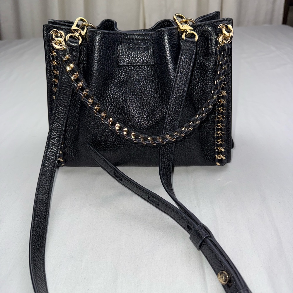 Michael Kors Black Mina Chain Shoulder crossbody Bag - Picture 5 of 10